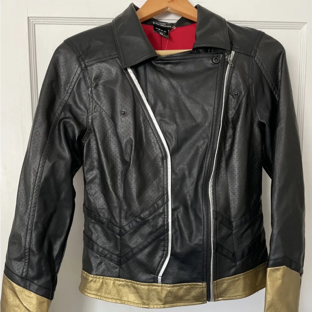 Her Universe Marvel Black Widow Faux Leather Moto Jacket